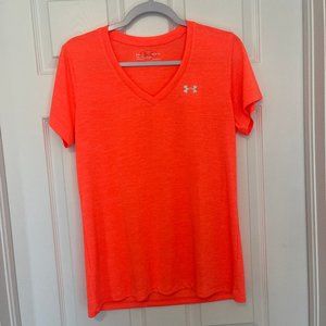 Medium Under Armour Heatgear T-shirt Orange